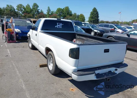 2002 Chevrolet S-10 z USA, uszkodzony, nr VIN 1GCCS14W128253246